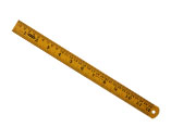 Powder coated foot ruler